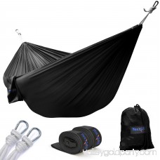 Yes4All Ultralight Portable Parachute Nylon Double Hammock With Tree Straps - Carry Bag Included 564819689